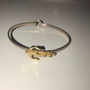 Anchor gold bracelet